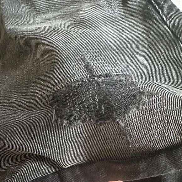 G-Star Black Distressed Denim Shorts size 29 - Picture 6 of 8